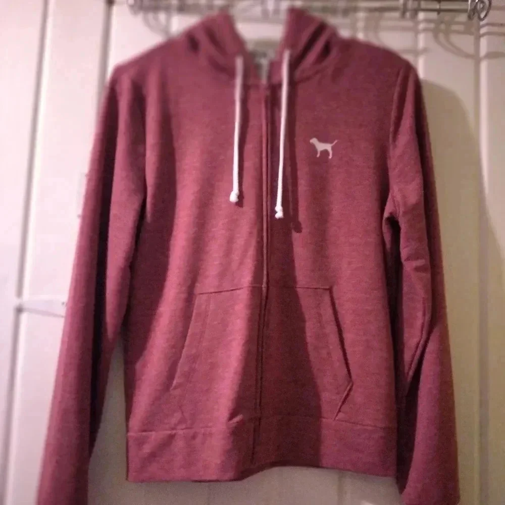 Vs pink hoodie X-small NWOT - Picture 2 of 8